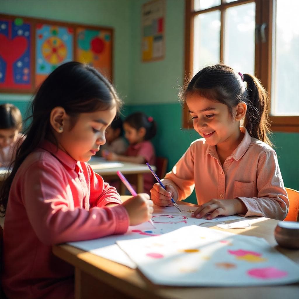 Students in classroom