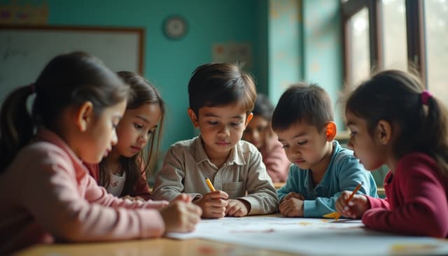 Students learning